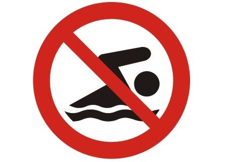 Symbol zákazu plavání