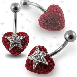 Piercing Crystal kulička se stříbrnou kuličkou PBSW00023