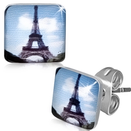 Náušnice - s obrázkem Eiffelovy věže NAU00877