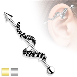 Industrial piercing s chapadlem PIN00034