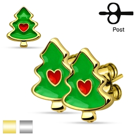 Náušnice - Vánoční stromeček NAU00941