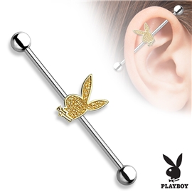 Industrial piercing - Playboy PIN00050