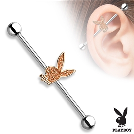 Industrial piercing - Playboy PIN00050