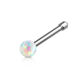 Piercing do nosu - opal kamínek PNO00245
