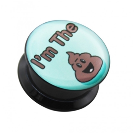 Plug do ucha - I´m the Poop PTP00265