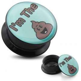 Plug do ucha - I´m the Poop PTP00265